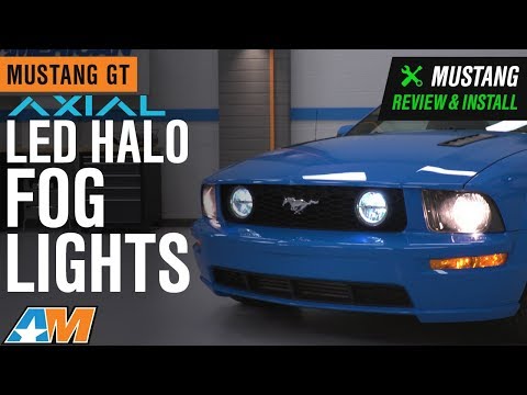 2005-2009 Mustang GT Axial LED Halo Fog Lights Review & Install