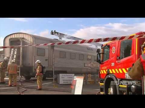 Ghan Fire | 9 News Adelaide