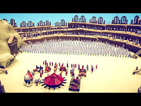 ALL RANGED UNITS vs 100x EVERY UNIT - Totally Accurate Battle Simulator TABS