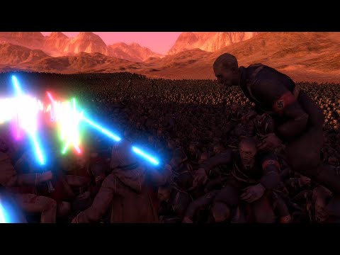 300 Jedi vs 20000 Nazi Zombies - Ultimate Epic Battle Simulator