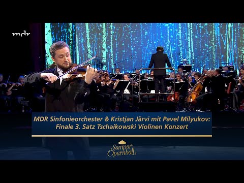 Pavel Milyukov mit Tschaikowskis Violinen-Konzert | Semperopernball 2020 | MDR