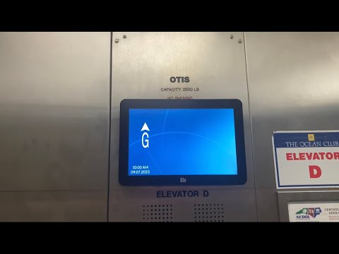 1321. Otis HydroAccel Hydraulic Elevator at The Ocean Club Condos Building D - Indian Beach, NC