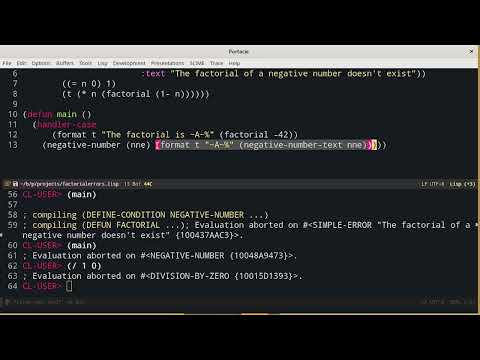 Exploring the Condition System of Common Lisp