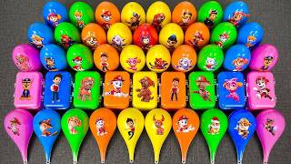 Finding Paw Patrol Clay With Slime Colorful: Ryder, Chase, Marshall,...Satisfying ASMR Video