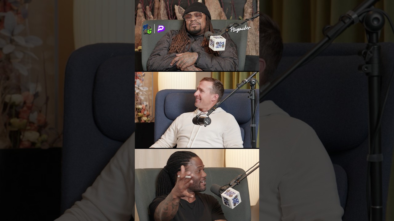 TIME TO BREAK IT ALL DOWN 💀😂 #getgotpod #marshawnlynch #beastquake #beastmode #neworleanssaints