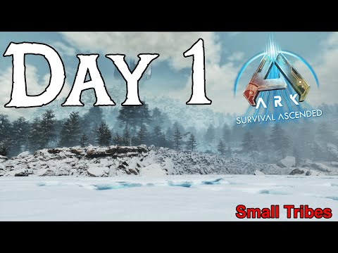 How We Dominated The Entire Server On Day 1 Ark Survival Ascended Small Tribes!