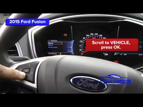 2015 Ford Fusion Oil Light Reset / Service Light Reset