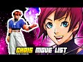 CHRIS MOVE LIST The King Of Fighters 2002 Unlimited Match KOF2002