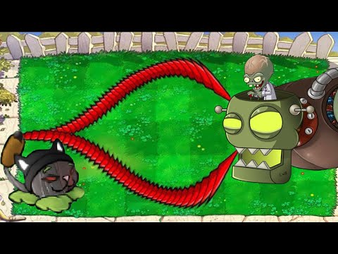 1 Doom Cattail vs 999 Giga Gargantuar vs Dr.Zomboss - Plants vs Zombies Hack