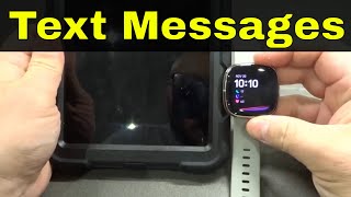 Fitbit Sense-How To Get Text Messages-Full Tutorial