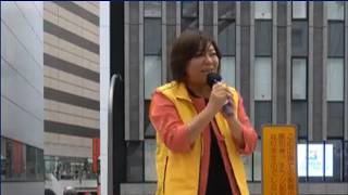 【完全密着】【国民民主党・玉木雄一郎党首】が熱弁！「東京都立川市議選「ささきたかまさ」候補」の応援に本日最大の群衆が押し寄せる。( 井戸 正枝　衆議院議員  弁士)