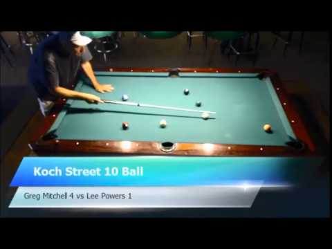 Greg Mitchell vs Lee Powers 10 ball