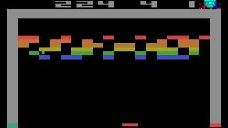 Atari 2600 Game: Breakout (Aka Breakaway IV) 1978 (Atari)