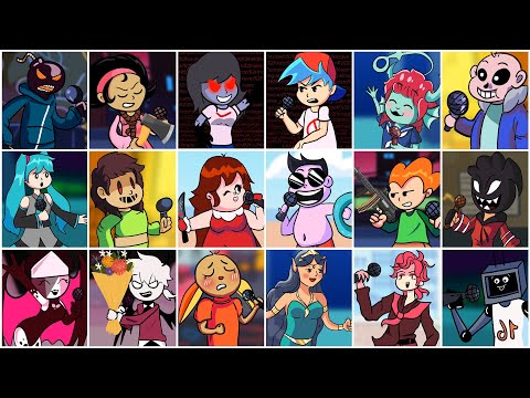 "MANIFEST" but Every Turn Another Character Sing It - FNF Characters Sing MANIFEST (FNF Animation)