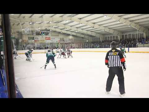 Závěr utkání HHK VM - SHKM Hodonín (1. utkání semifinále play off) 4.3.2020