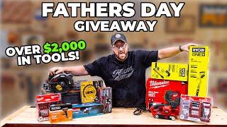 Fathers Day LIVE - TOOL GIVEAWAY & HUGE ANNOUNCEMENT