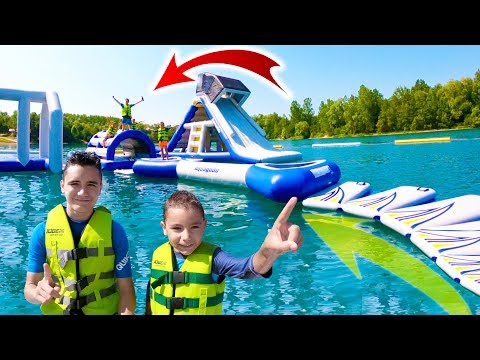 NOUVEAU PARC AQUATIQUE GONFLABLE AQUAPARK BELUGA - Water Park 100% Fun !