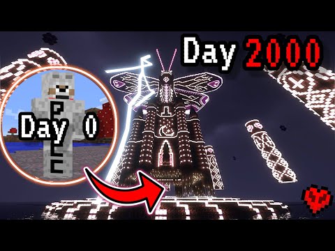 Surviving 2000 Days in Hardcore Minecraft
