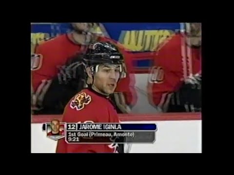 Detroit Red Wings at Calgary Flames (Game 3) JIP - April 17, 2007 - Kyle Calder, Tony Amonte