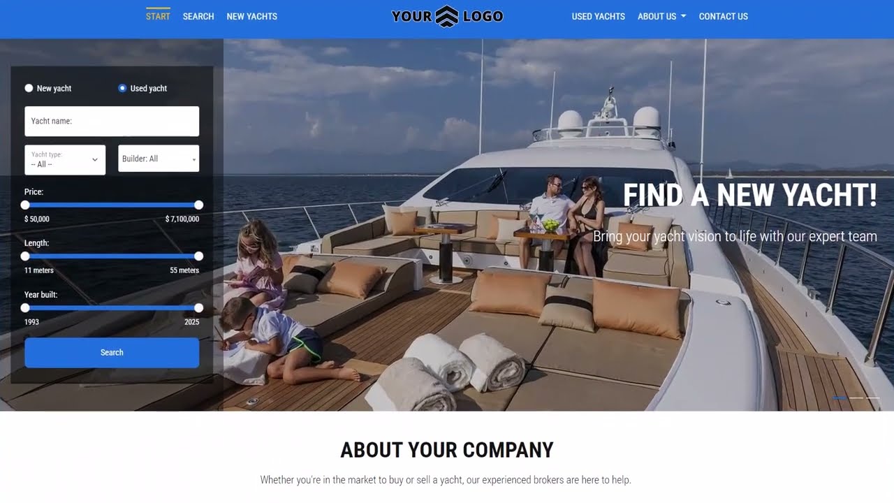 How To Create a Fully Functional Yacht Brokerage Website in 60 Minutes