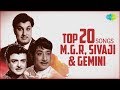 Top 20 Songs M G Ramachandran Sivaji Ganesan Gemini Ganesan Audio Jukebox Tamil HD Songs