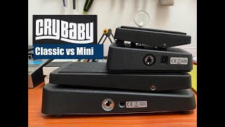 Video thumbnail for CryBaby Classic (GCB-95F) vs Crybaby Mini (CBM-95) by Charles' Guitar Stop