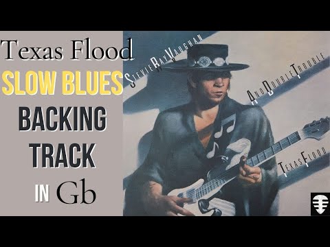 Texas Flood backing track | SRV Jam Track in Gb | G for half step down tune