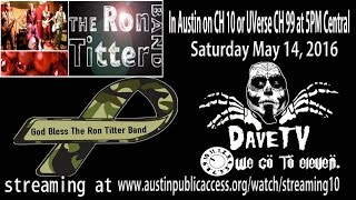 THE RON TITTER BAND on DaveTV #62, May 14, 2016
