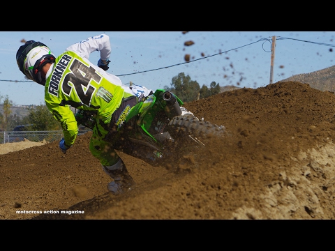 Austin Forkner shredding Lake Elsinore Supercross - Motocross Action Magazine