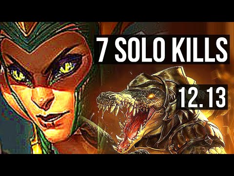 CASSIO vs RENEKTON (TOP) | 7 solo kills, Godlike, 300+ games | EUW Master | 12.13