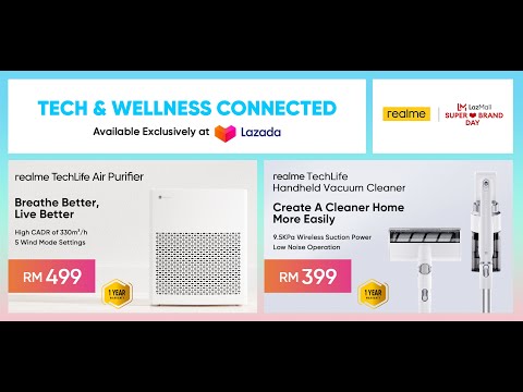 Tech & Wellness Connected | Available now exclusively at Lazada