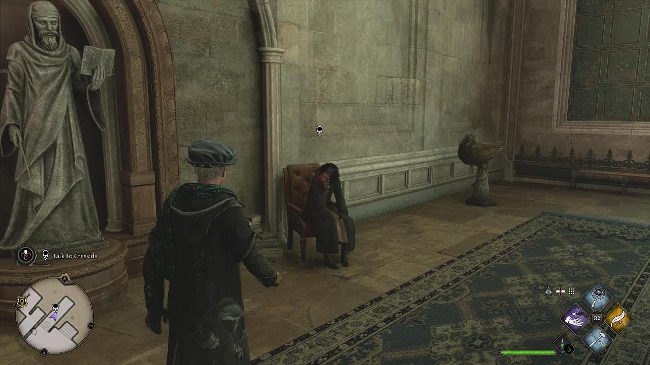 Blackmailing Cressida Blume after completing her quest | Hogwarts Legacy PS5