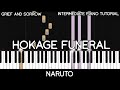 Naruto - Hokage Funeral (Intermediate Piano Tutorial)