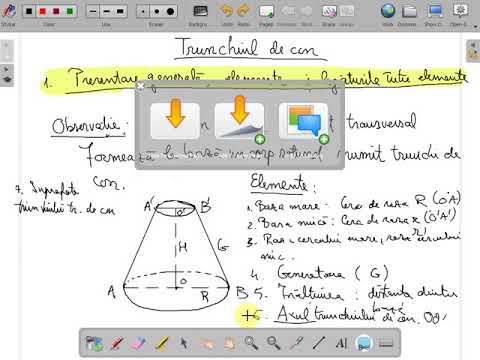 Trunchiul de con clasa a VIII a ( www.supermeditatii.ro)