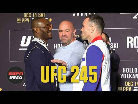UFC 245 Media Day Staredowns | ESPN MMA