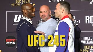 UFC 245 Media Day Staredowns | ESPN MMA