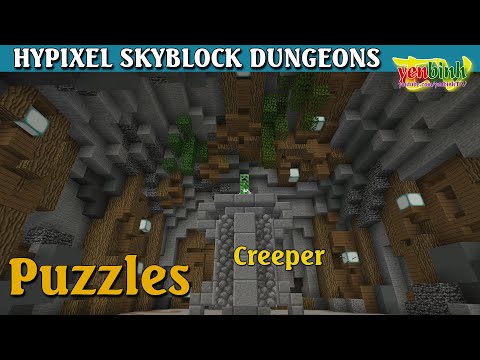 Insane Hypixel Dungeon with Puzzles & Creepers by yenbinhTV