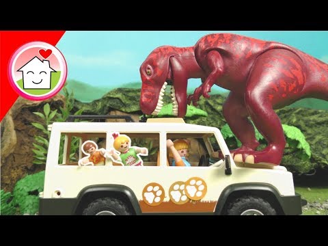 Playmobil Film deutsch - Dinosaurier Safari - Familie Hauser Spielzeug Kinderfilm