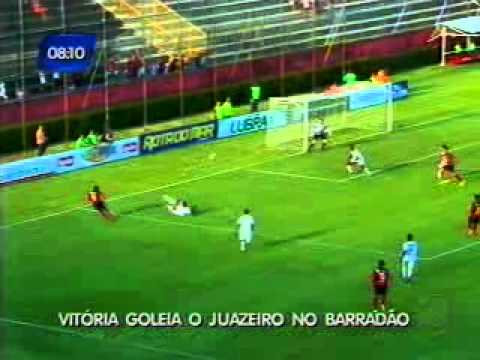 Vitória goleia o Juazeiro no barradão