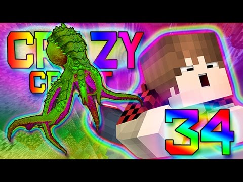 Minecraft: KRAKEN BOSS MOD BATTLE! Crazy Craft 2.0 Modded Survival w/Mitch! Ep. 34 (Crazy Mods)