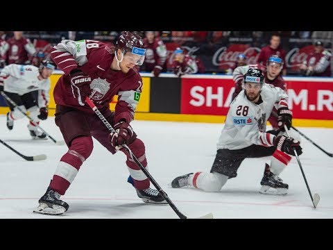 Team Latvia scores four goals in 3rd period of 5-2 win vs. Team Austria - IIHF World Championship