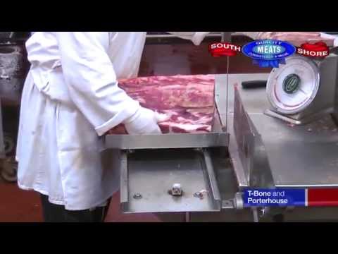 How to Cut a T-Bone and Porterhouse Steak - South Shore Meats