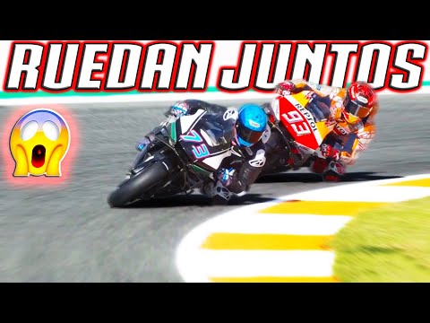 Marc MARQUEZ AYUDA a SU HERMANO Alex Marquez en PISTA 🏁