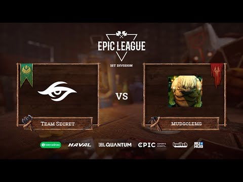Team Secret vs mudgolems, EPIC League Season 2, bo3, game 3 [Jam & Inmate]