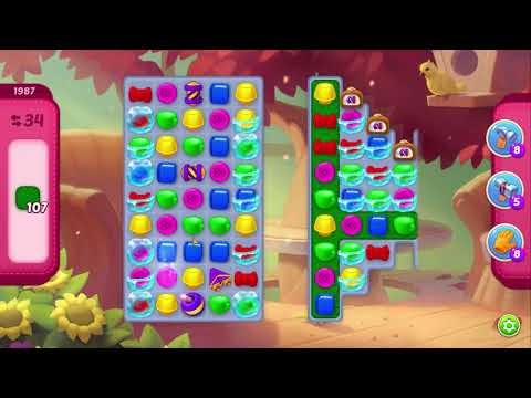 Homescapes Level 1987 Very Hard (No boosters) / Уровень 1987 Очень Сложный (Без бустеров) 08.04.2021