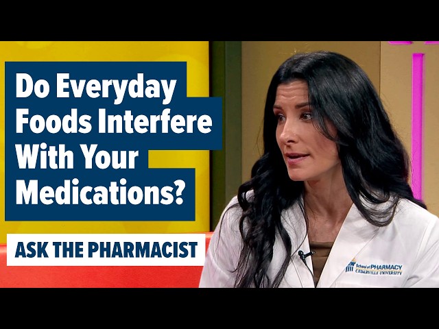 Thumbnail for video titled: Do Everyday Foods Secretly Interfere With Your Medications?