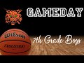7th Grade Boys Basketball:  Skidmore vs Refugio