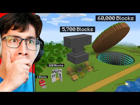 Trap Size Comparison VS Minecraft