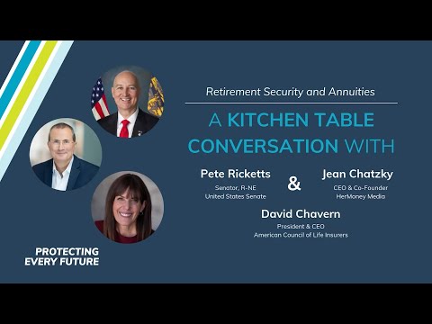A Kitchen Table Conversation on Retirement Security with Senator Pete Ricketts and Jean Chatzky