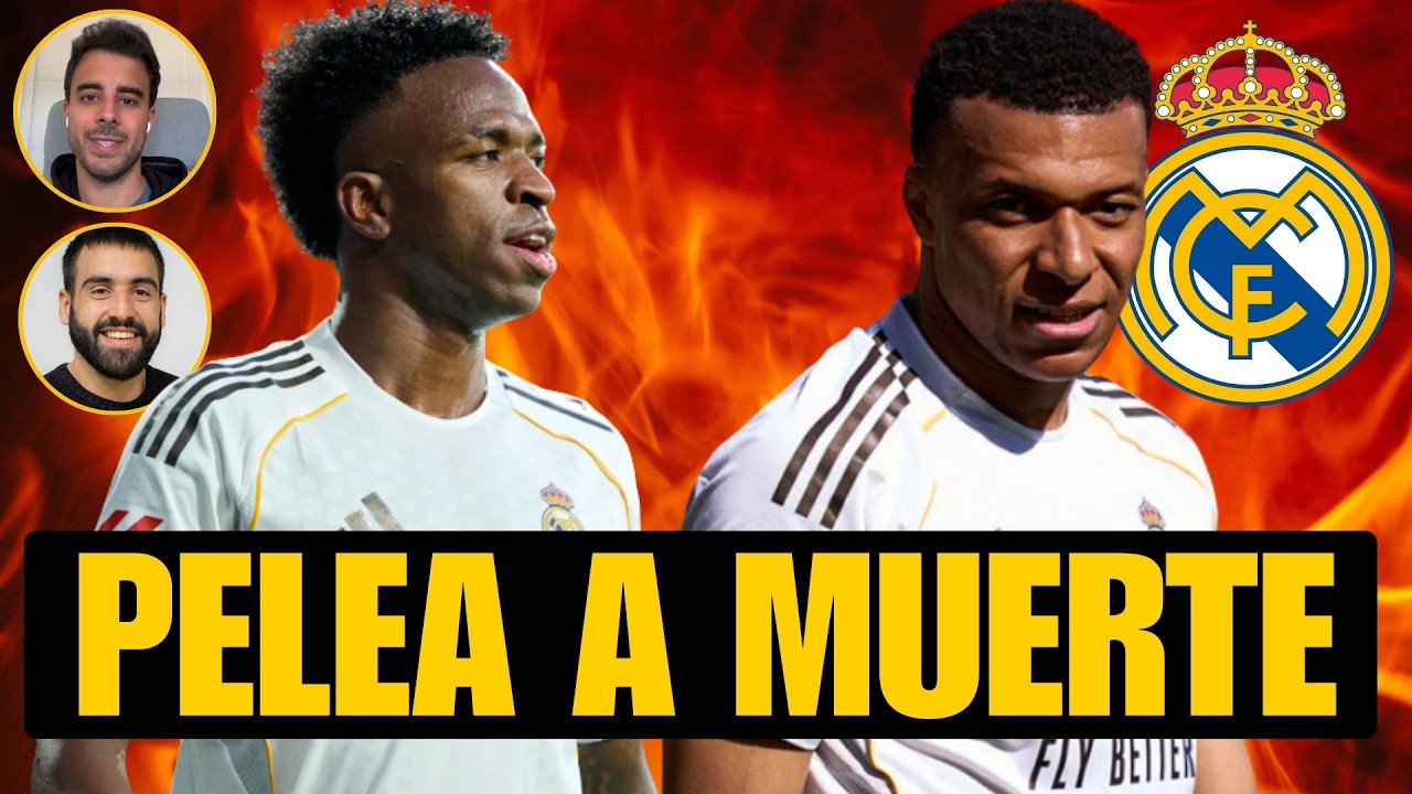 GUERRA VINICIUS-MBAPPE: LUCHA POR COMERSE AL OTRO